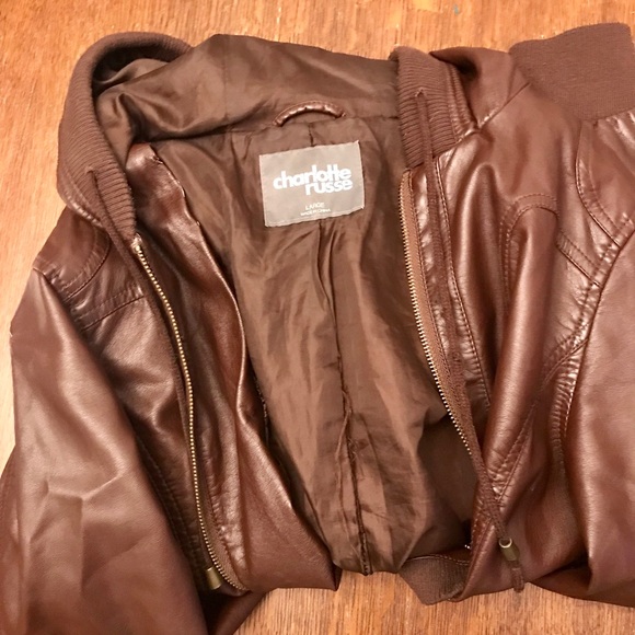 Brown Leather Jacket - Picture 3 of 3